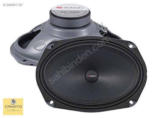 Hoparlör / Midrange / EDISON ED-TR69 600W 6X9 OVAL MİDRANGE TAKIMI