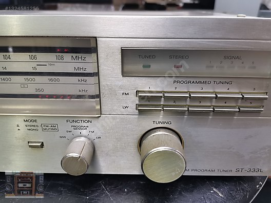 Sony Analog Tuner - SONY ST-333L FM/AM STEREO TUNER - 1324581256