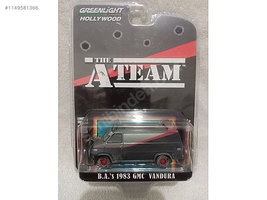 Greenlight 1 64 Hollywood Serisi A Team B.A. s 1983 GMC Vandura