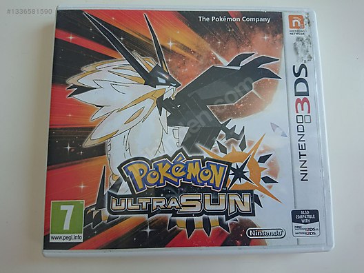 Pokemon Ultra Sun Nintendo 3DS Oyun on sahibinden.com - 1336581590