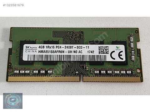SKhynix DDR4 PC4-2400 4GB×10枚【SK240210③】 SK HYNİX 4 GB DDR4 PC4 2400T SORUNSUZ RAM sahibinden.comda