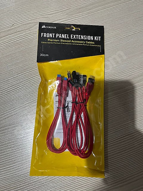 CORSAİR CC-8900246 PREMİUM ÖN PANEL KABLO UZATMA KİTİ 30CM KIRMI