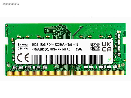SK HYNİX 16 GB DDR4 3200 Mhz Ram sahibinden.comda - 1303582065