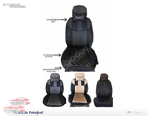 Otomobil Arazi Araci Ic Aksesuar Seat Leon Deri Oto Koltuk Kilifi Boyun Yastigi Hediyeli Sahibinden Comda 772582525