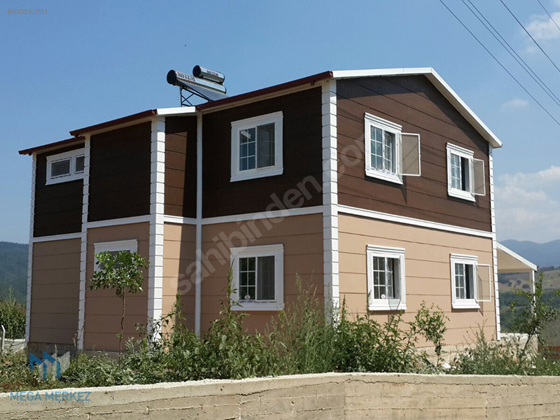 MEGAEVİM ÇELİK PREFABRİK EV 62 M2 ANAHTAR TESLİM EKO PAKET Satılık