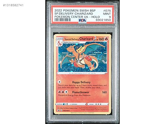 Game Cards / Pokemon Charizard PSA 9 Kart on sahibinden.com