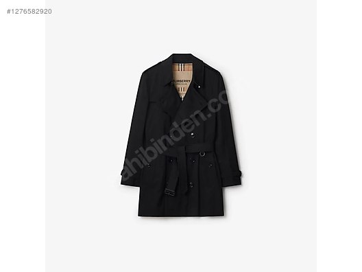 BURBERRY ORJINAL ITHAL TRENCH COAT SIYAH S-M-L-XL-XXL - Bayan