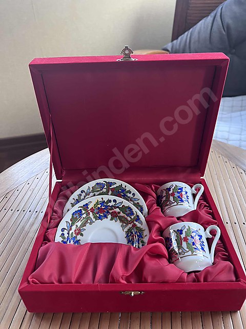 Kütahya porselen kahve takımı