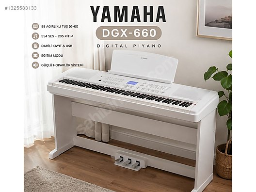 Yamaha DGX 660 W - Çok Temiz on sahibinden.com - 1325583133