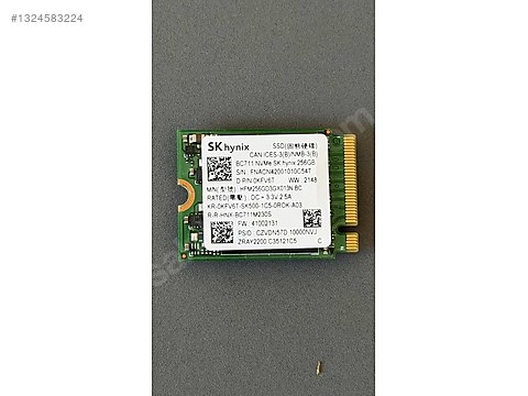 SK hynix BC711 NVMe SSD 256 GB fuar ürünü on sahibinden.com
