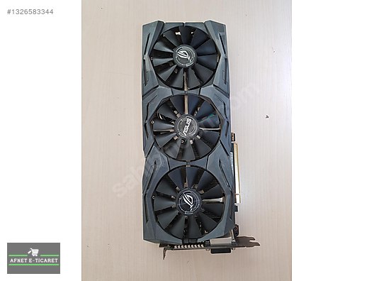 ASUS GTX1070 ROG STRİX GTX 1070 Etiketli 3 Fanlı sahibinden.comda