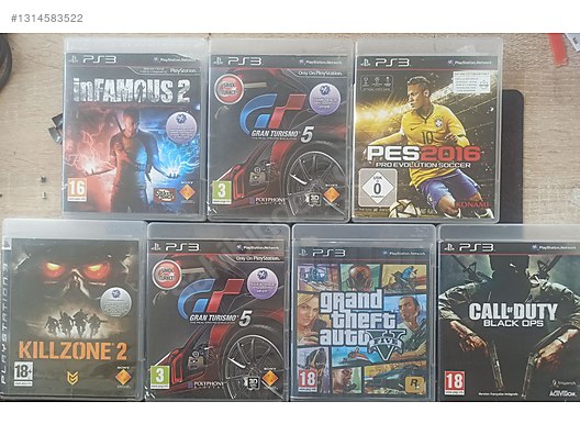 PS 3 oyunları 7 adet orjinal cd - İlan ve alışverişte ilk adres