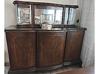 Antika vitrin konsol