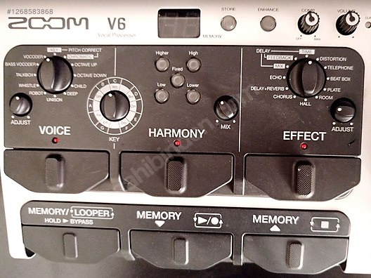Zoom V6 Vocal Prosesör - Prosesör ve Diğer Enstrüman Yan