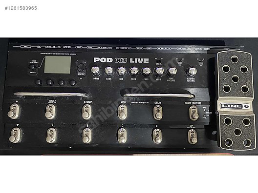 Line 6 Pod X3 Live - Prosesör ve Diğer Enstrüman Yan Ekipmanları