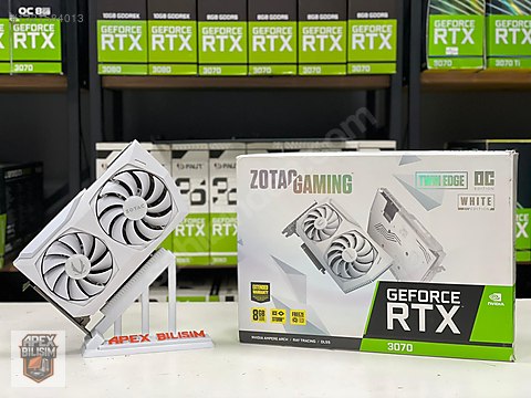 Zotac RTX 3070 Twin Edge OC White Edition 8 GB 256 BİT BEMBEYAZ