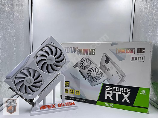 Zotac RTX 3070 Twin Edge OC White Edition 8 GB 256 BİT BEMBEYAZ