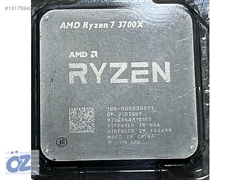 AMD RYZEN 7 3700X 3.60/4.40GHz 36MB VGA YOK AM4 İŞLEMCİ 65W