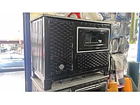 Kovalı siyah kuzine soba