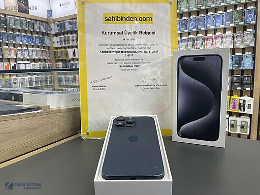 İkinci El ve Sıfır Alışveriş / Cep Telefonu & Aksesuar / Cep Telefonu / Apple / iPhone 15 Pro