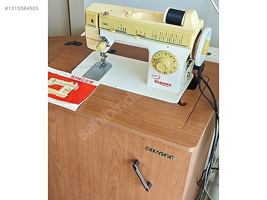 Singer 1301 Süper Yoknaz Dolaplı Dikiş Nakış Makinası sahibinden