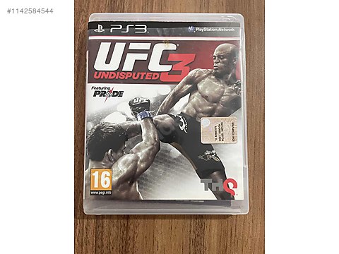 UFC 3 UNDISPUTED 3 PS3 OYUN At Sahibinden.Com - 1142584544