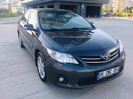 toyota corolla 1 4 d 4d elegant sahibinden boyasiz degisensiz tramersiz 2012 model elegant fume at sahibinden com 943584641