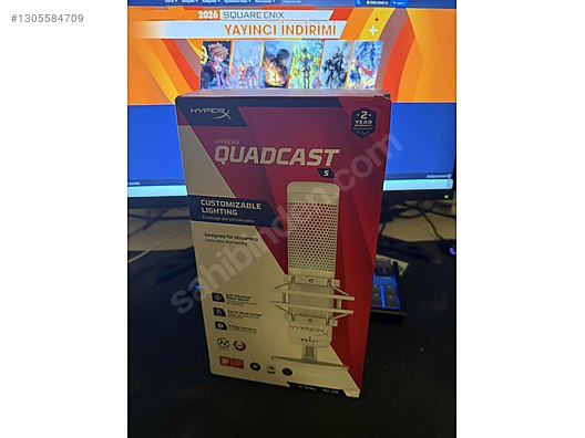 SIFIR Hyperx quadcast s beyaz - HyperX Oyuncu Kulaklığı - 1305584709
