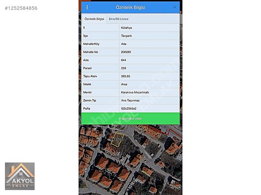 ^^AKYOL EMLAKTAN ADA MAHALLESİ MUHTEŞEM KONUMDA SATILIK ARSA^^ #1252584856