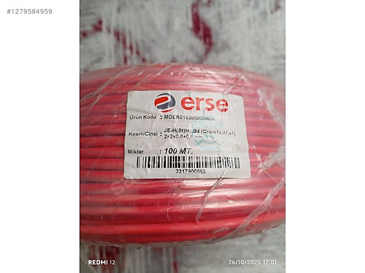 İkinci El ve Sıfır Alışveriş / Bahçe & Yapı Market / Yapı Malzemeleri / Elektrik Tesisatı / Kablo