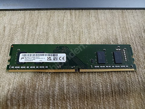 MT4ATF1G64AZ-3G2F1 8GB DDR4 3200MHz メモリ Mıcron 8gb Ddr4 3200MHZ Pc Ram MTA4ATF1G64AZ-3G2F1 sahibinden