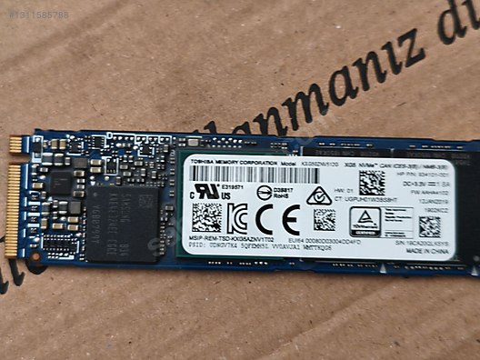 Toshiba 512 GB SSD nvmi M2 XG5 Series 512GB TLC PCI Express 3.0