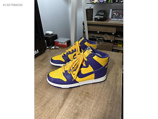 Nike Dunk High LAKERS - Erkek Spor Ayakkabı Modelleri - 1307586030