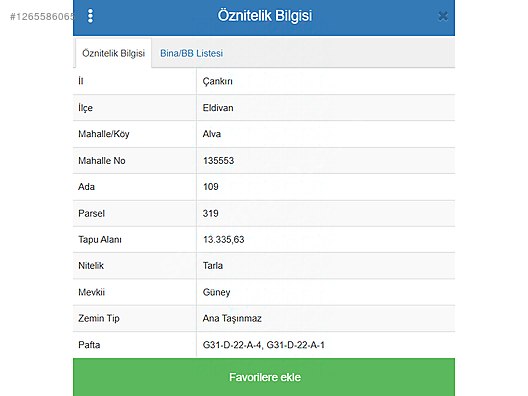 KARADENİZ EMLAKTAN ALVA KÖYÜNDE 13437 M2 TARLA #1265586065