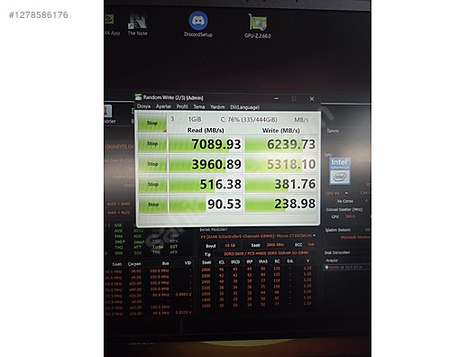 Intel Core i7 Gigabyte Oyuncu Laptop