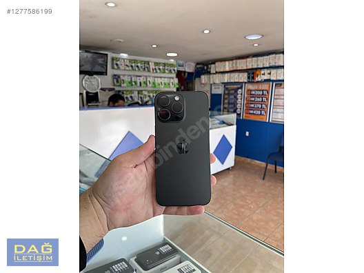 Resim Apple iPhone 15 Pro Max İkinci El TR | 256 GB | Siyah İkinci El IPHONE 15 PRO MAX 256GB HATASIZ 3 AY TR GARANTİ PİL 91/ DAĞ