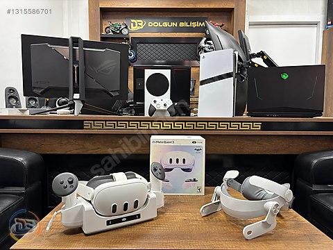 Meta Quest 3 512GB Pil Paketi ve Kafa Kayışı Sanal Gözlük