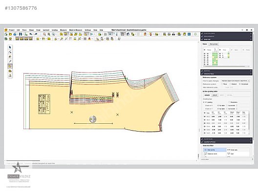 LİSANSLI GEMİNİ CAD X20 - X22 KALIP VE PASTAL HAZIRLAMA PROGRAMI