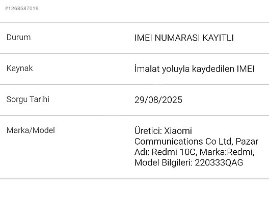 İkinci El ve Sıfır Alışveriş / Cep Telefonu & Aksesuar / Cep Telefonu / Xiaomi / Redmi 10C