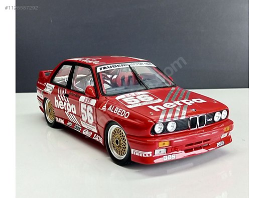 1:18 BMW M3 HERPA TAUBER MOTORSPORT DTM 1988 at sahibinden.com