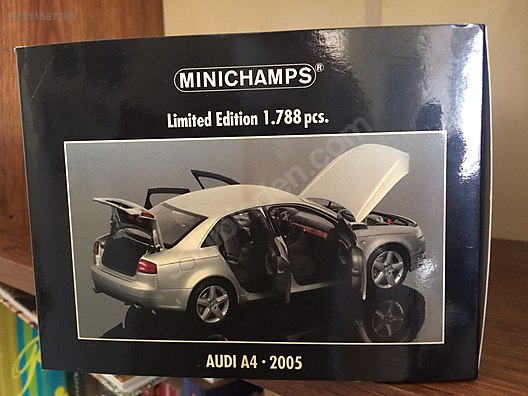 MINICHAMPS 1/18 AUDI A4 2005 LIMITED EDITION on sahibinden.com