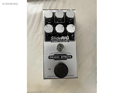 Origin Effects Sliderig Compact Deluxe mk2 compressor pedalı on