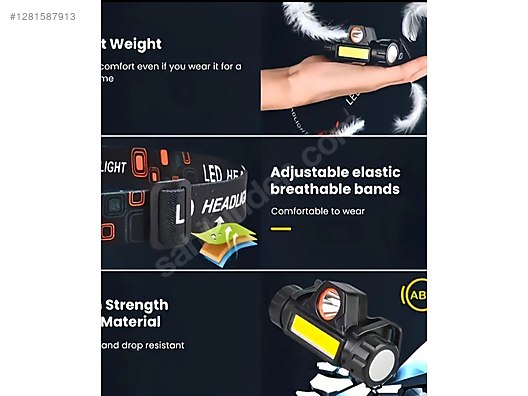 İkinci El ve Sıfır Alışveriş / Spor / Doğa Sporları / Balıkçılık / Balık Yakalama Malzemeleri / Fener, Lamba & Dürbün