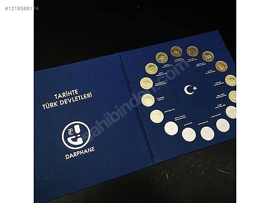 2015 TARİHTE 16 TÜRK DEVLETLERİ HATIRA PARA SETİ DARPHANE ALBÜMÜ