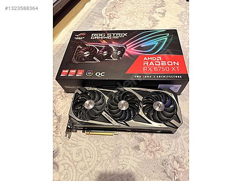 ASUS Radeon RX6750XT 中古美品 FİYAT SON - Asus rog strix 6750 xt sorunsuz - 6750xt sahibinden