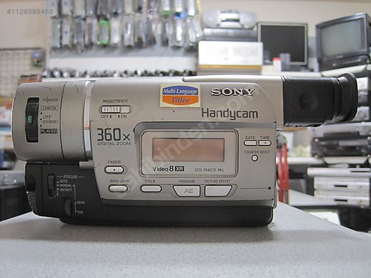 SONY CCD-TR427 VİDEO 8 KAMERA GECE GÖRÜŞLÜ ÇOK TEMİZ sahibinden