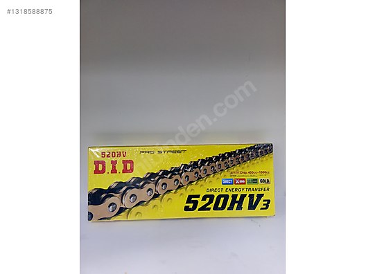 Transmission / D.I.D 520 HV3 GOLD ZİNCİR on sahibinden.com