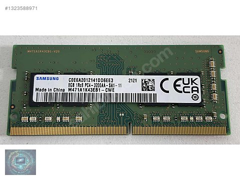 Samsung DDR4 8GB PC4-3200 (8GB×2枚) SAMSUNG 8 GB DDR4 PC4 3200AA SORUNSUZ RAM sahibinden.comda