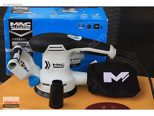 MAC ALLİSTER MSOS300 EKZANTİRİK ZIMPARA 300 W 125MM - Sıfır