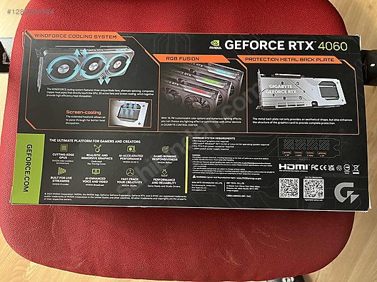 Gigabyte GeForce RTX 4060 8G DDR6 128bit Gaming Ekran Kartı - Gigabyte Ekran Kartı İlanları sahibinden.com'da